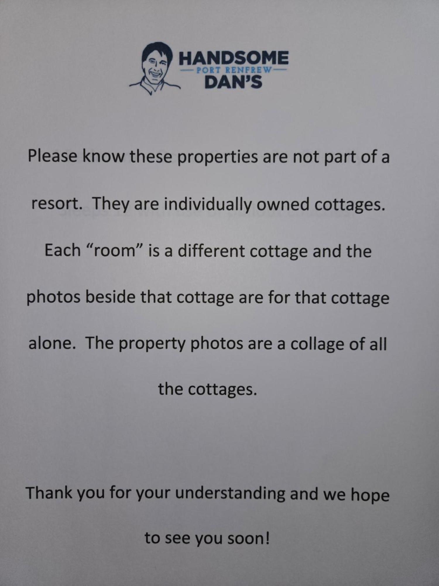 Handsome Dan'S Vacation Cottage Rentals Port Renfrew Kültér fotó